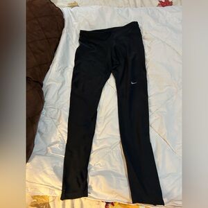 WOMENS NIKE FITS PANTS SIZE S BLACK COLOR.